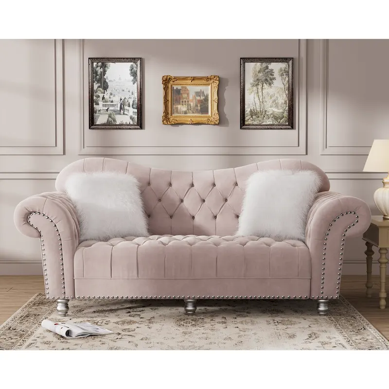 Luxury Classic America Chesterfield Tufted Back Sofa