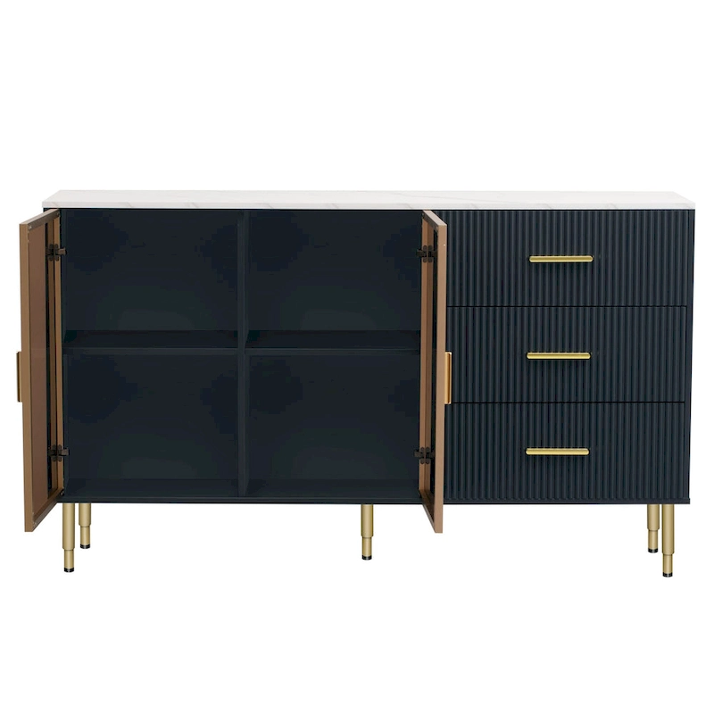 Modern Sideboard MDF Buffet Cabinet