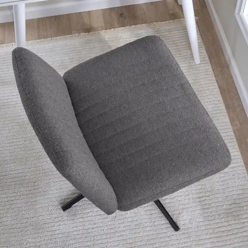 Bush Furniture Sutton Armless Computer Chair Without Wheels