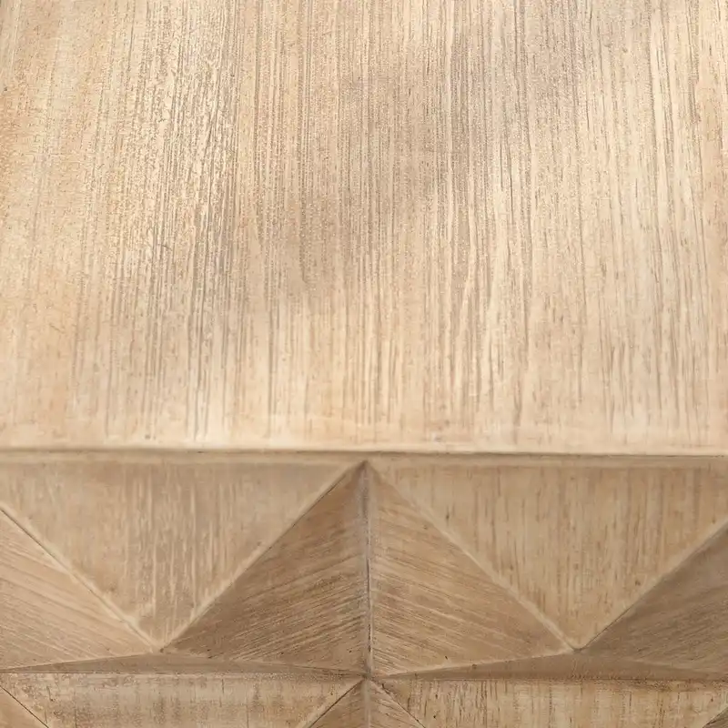 23.62 Height Three-dimensional Embossed Pattern Design Retro Coffee Table Retro Furniture