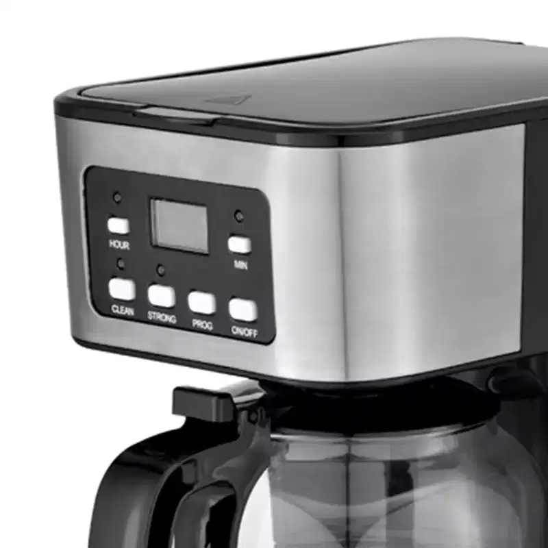 Brentwood 12 Cup Coffee Maker with Digital Display in Black