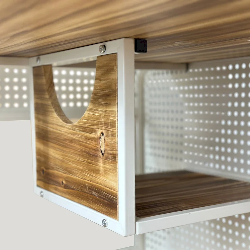 55.12 Spacious Cat House with Tempered Glass