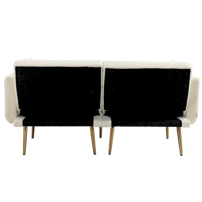 Linen Modular Sofa Section Armless Accent Chair