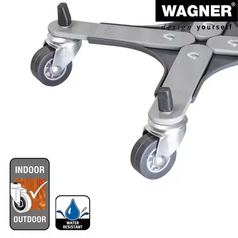 11 to 16.1 Adjustable Metal Plant Caddy  Rust-Proof, Heavy-Duty Rolling Stand