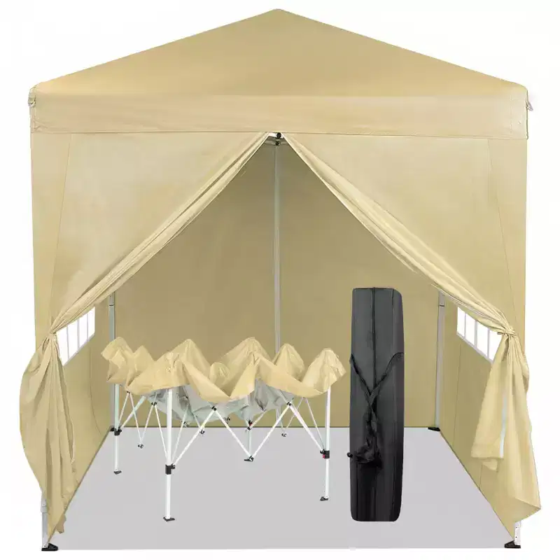 NAYSAYE Folding Tent with 2 Doors 2 Windows Waterproof Right-Angle Design for Outdoor Adventures and Reliable Shelter,78.74*78.74*96.5