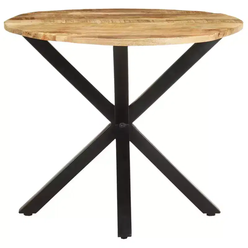 vidaXL Side Table Round End Sofa Table Living Room Coffee Table Solid Wood