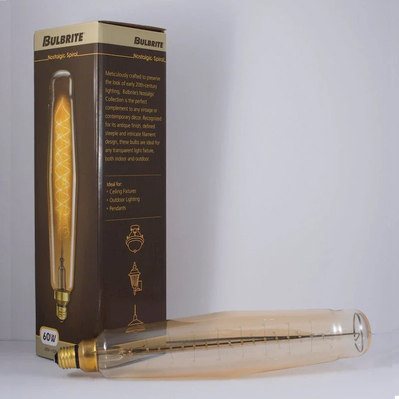 Bulbrite 60 Watt Dimmable Grand Nostalgic Medium (E26) Incandescent Bulb