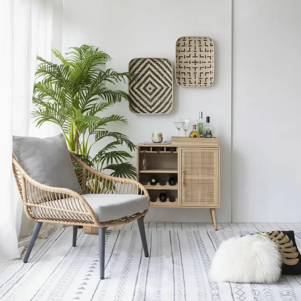 Home Natural Wine Cabinet