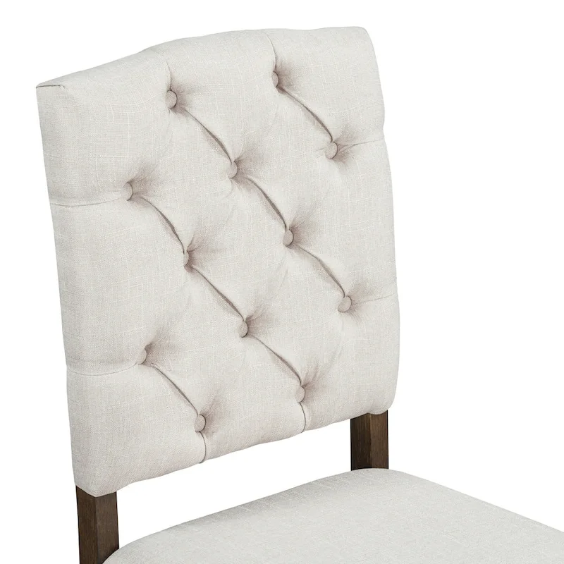 5 Piece Extendable Round Dining Table Set, Wooden Kitchen Furniture Set with Removable Leaf and 4 Upholstered Chairs