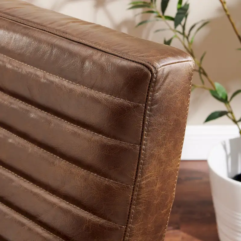 Art Leon Retro Armless Leather Chair