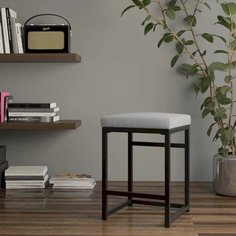 HomePop Backless Metal 24 Counter Stool - 24 inches