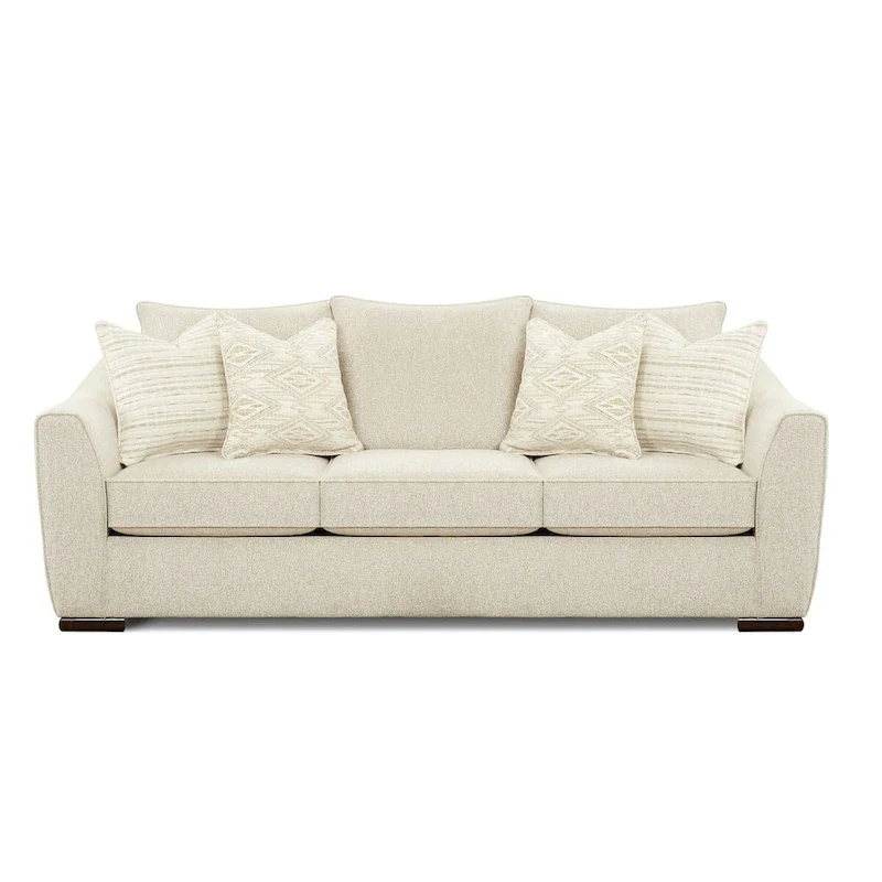 Vibrant Vision Oatmeal Stationary Sofa