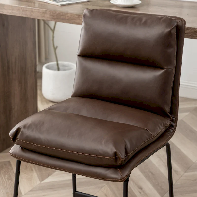 Milos Upholstered 26-inch Counter Height Stools, Set of 2