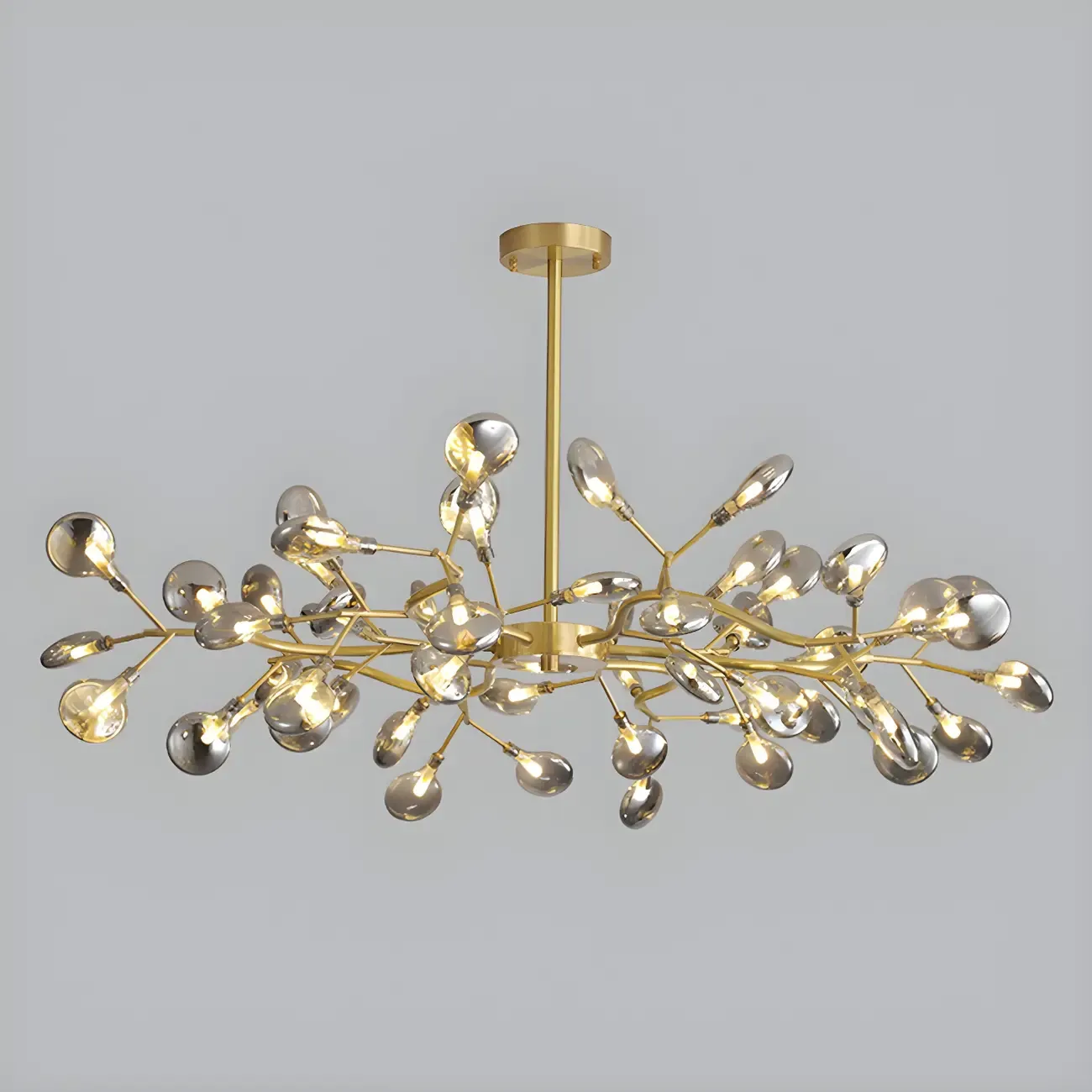 Modern Gold Metal Fireflies Island Pendant Light