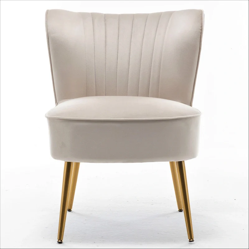 Us Pride Furniture Sauter 23.2 Wide Mid-Century Modern Microfiber Accent Chair