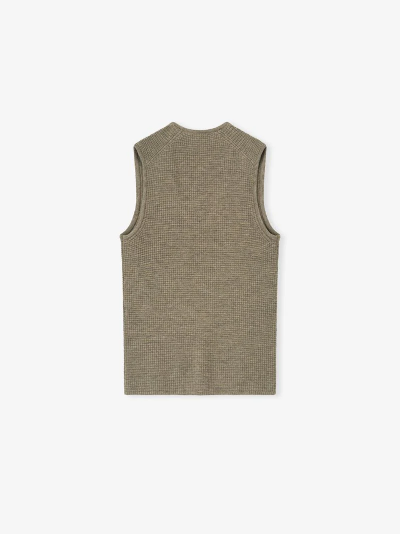 Womens Waffle Knit Tank