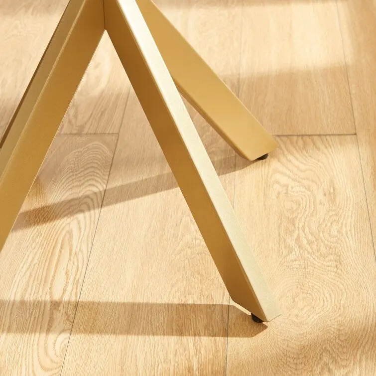 19.7 End Table With Glass Top