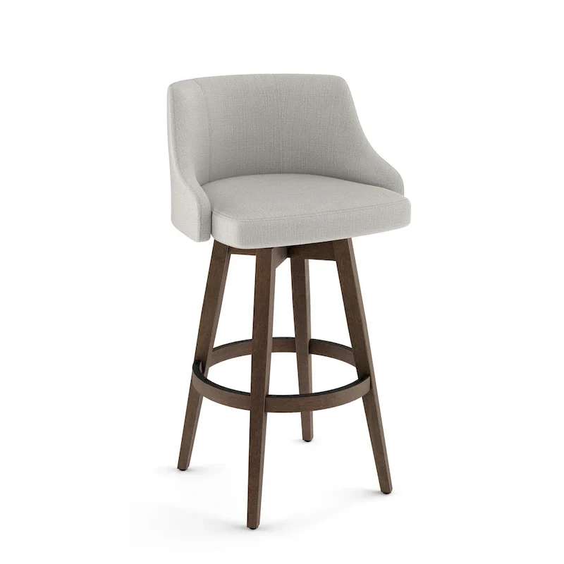 Amisco Nolan Swivel Counter and Bar Stool