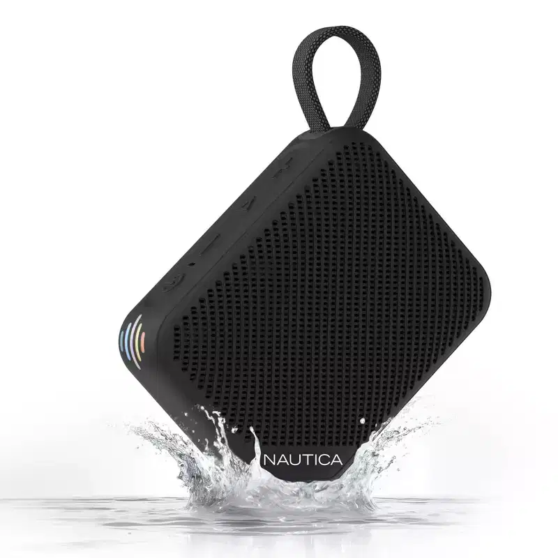 Nautica Nayman SP500 Portable Bluetooth Speaker, 12W Sound, Deep Bass, IPX7 Waterproof, 9H Playtime, TWS Pairing, Shower & Outdoor