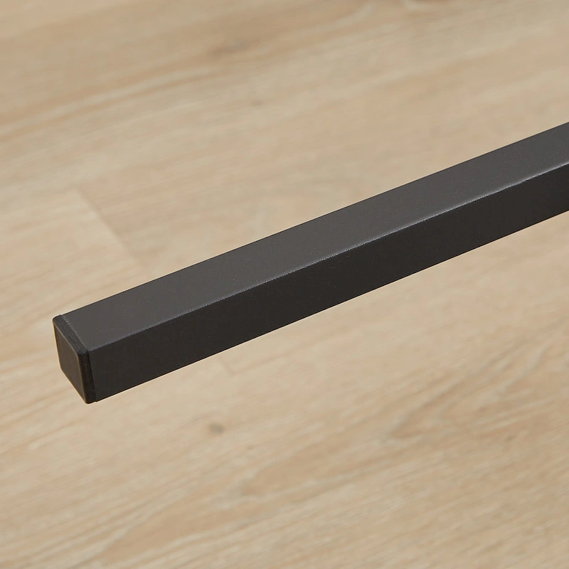 Rustic Style 5-Piece Dining Set with Rectangular Table and 4 High Stools Dining Chairs