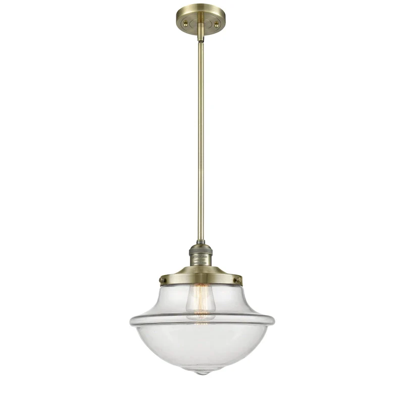 Innovations Lighting Franklin Restoration Oxford - 1 Light 12  Stem Hung Mini Pendant