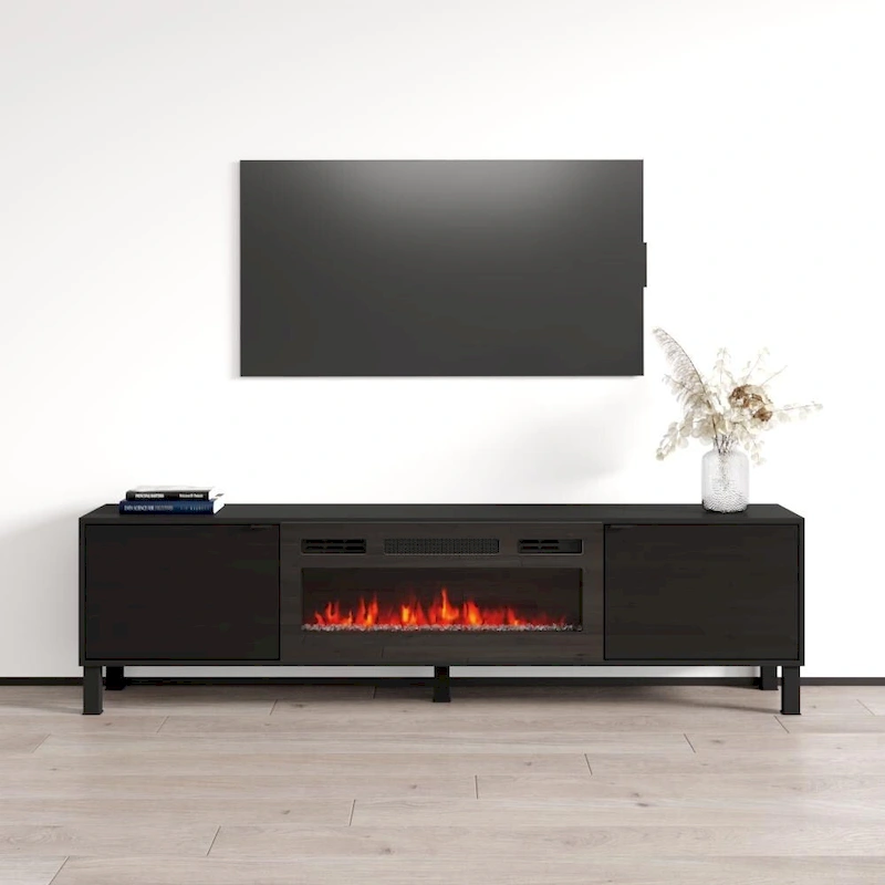 Rustico BL-01 Fireplace TV Stand