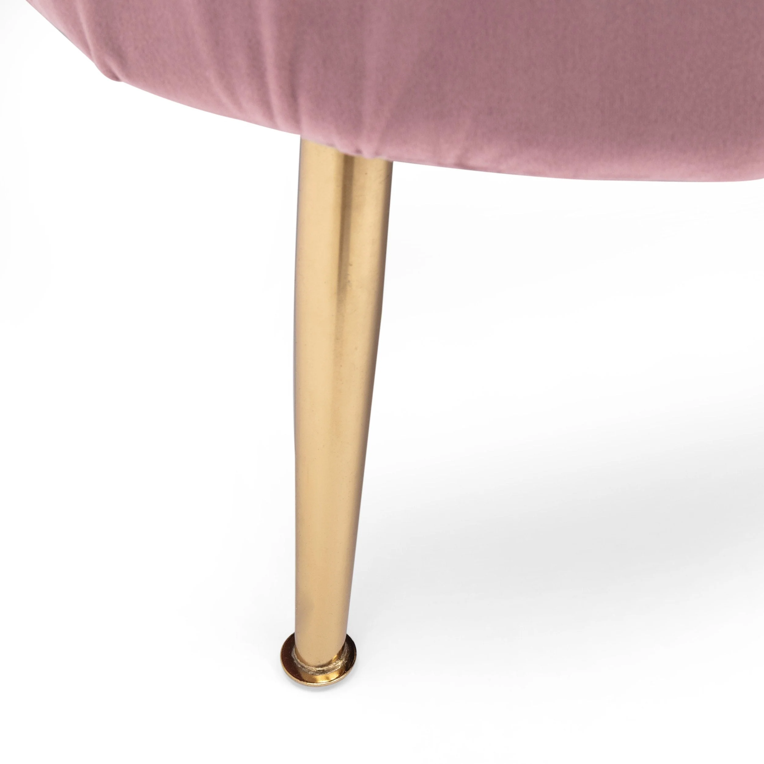 Modern Glam Velvet Channel Stitch 3 Seater Shell Sofa - NH378413