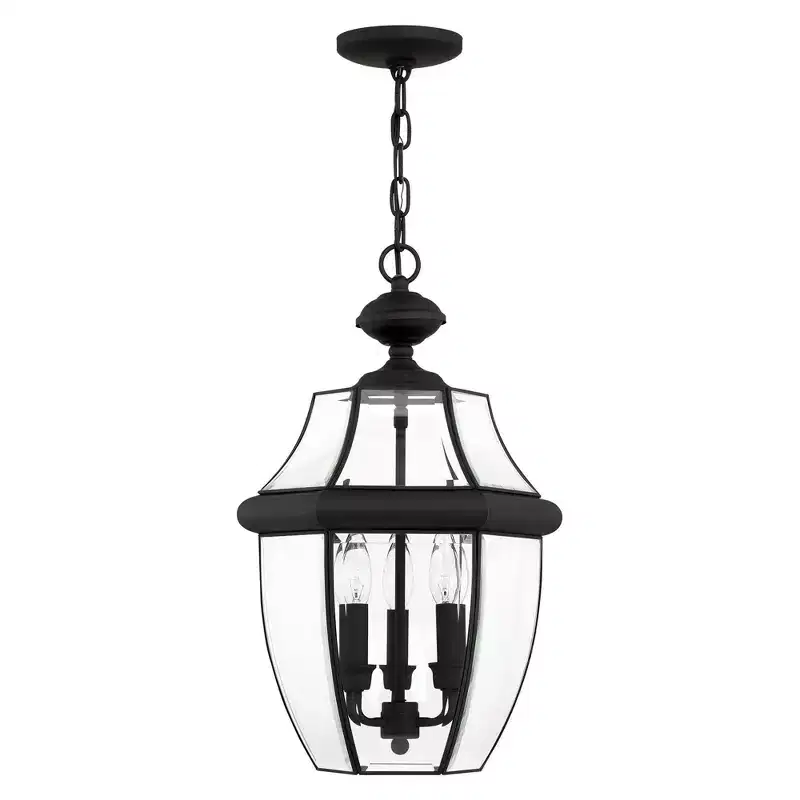 Livex Lighting Monterey 3 - Light Pendant in Black