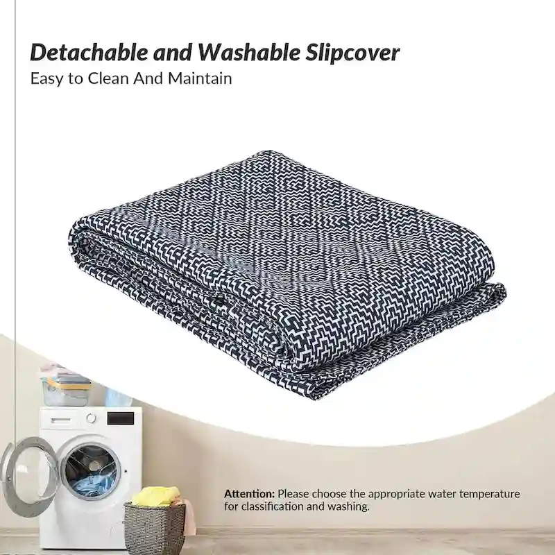 Falk Upholstered Farmhouse Armless Chair with Slipcover and Solid Wood Legs by HULALA HOME