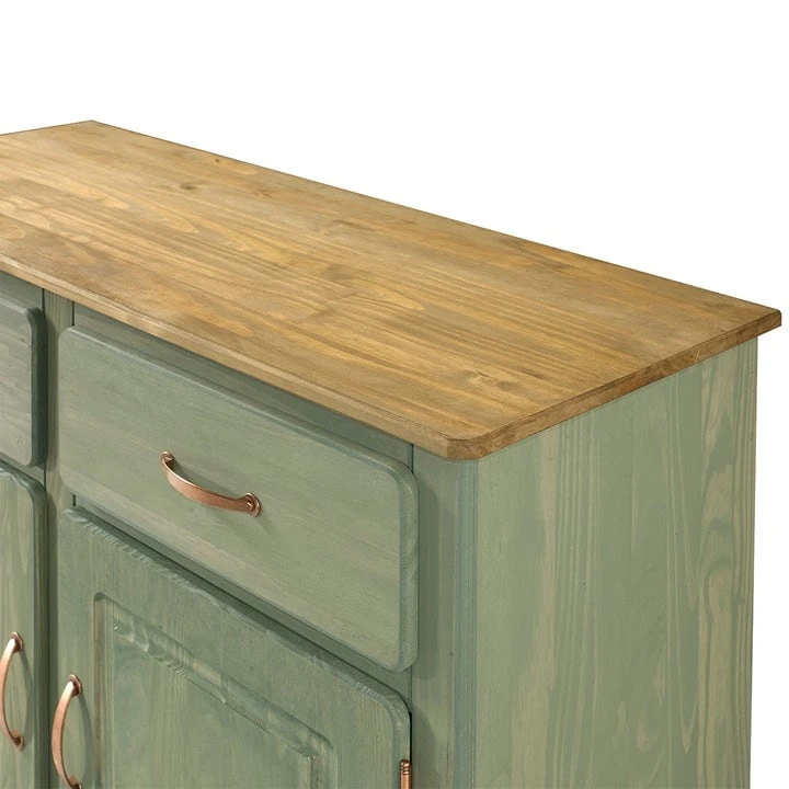 Wood Buffet Sideboard Green