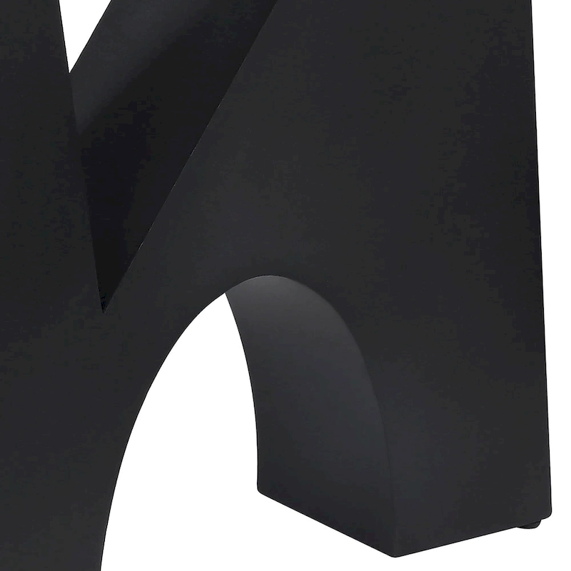 Noele Modern Black 48-inch Glasstop Console Table by Furniture of America