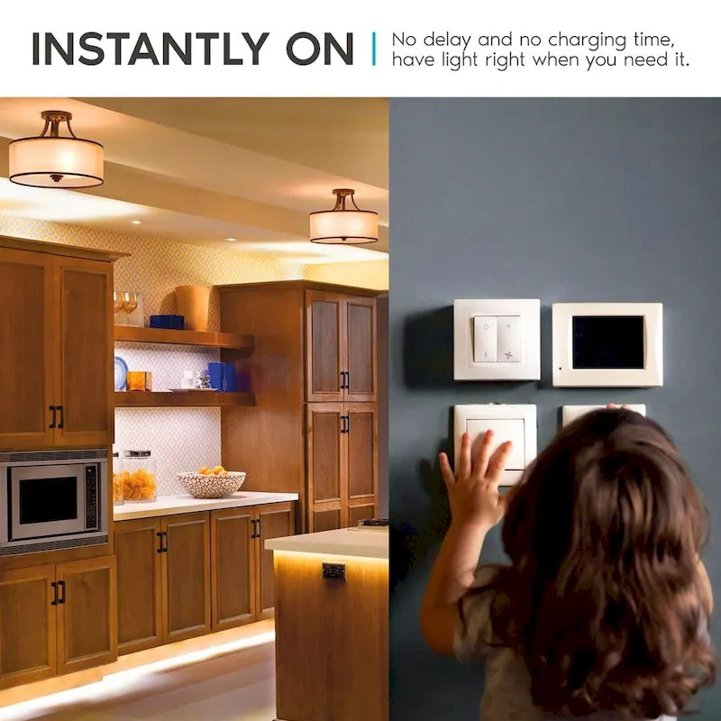 Luxrite A19 LED Light Bulb 60W Equivalent, Dimmable, 800 Lumens, Enclosed Fixture Rated, Energy Star, E26 Base (24 Pack)