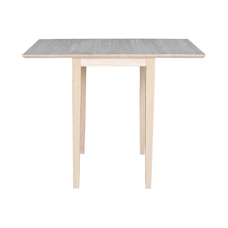 International Concepts Small Drop Leaf Shaker Style Dining Table