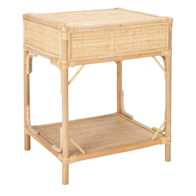 Coastal 1-Drawer 1-Shelf Nightstand