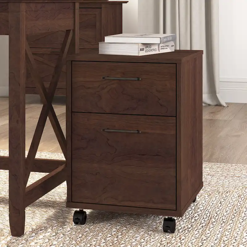 Key West 2 Drawer Mobile File Cabinet by Bush Furniture