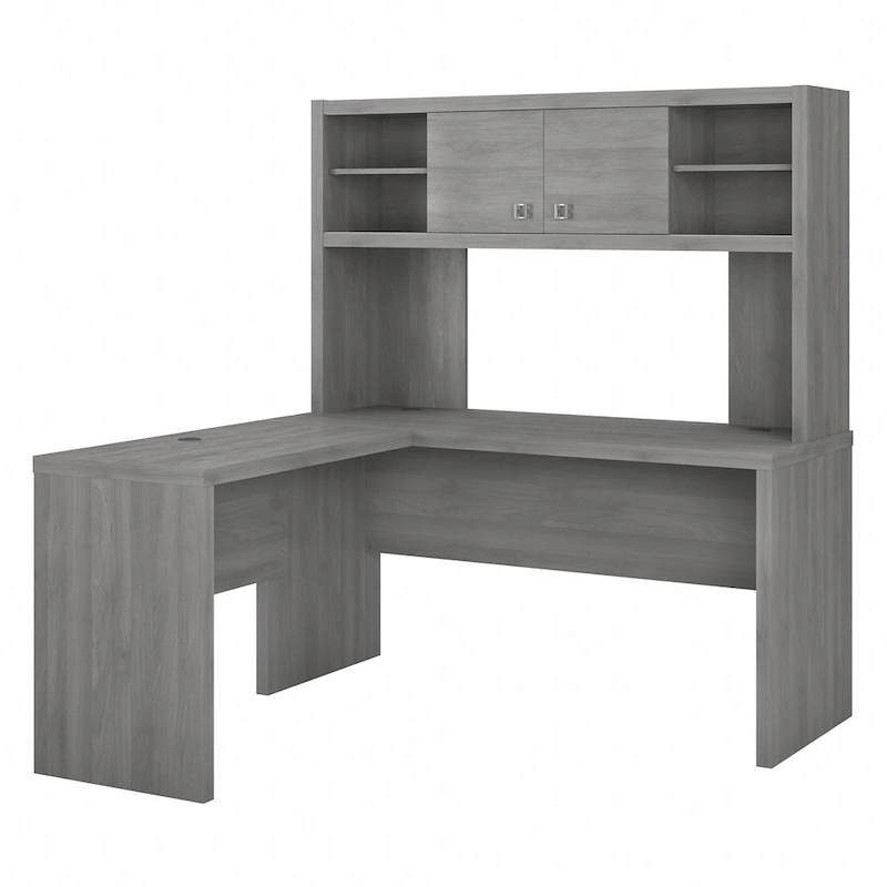Echo L Shaped Desk with Hutch by Bush Business Furniture