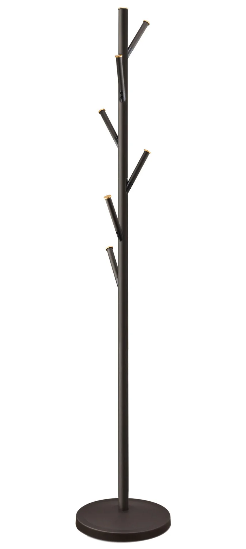 Addison 68 Modern 6 Hook Free Standing Metal Coat Rack, Oil-Rubbed Bronze