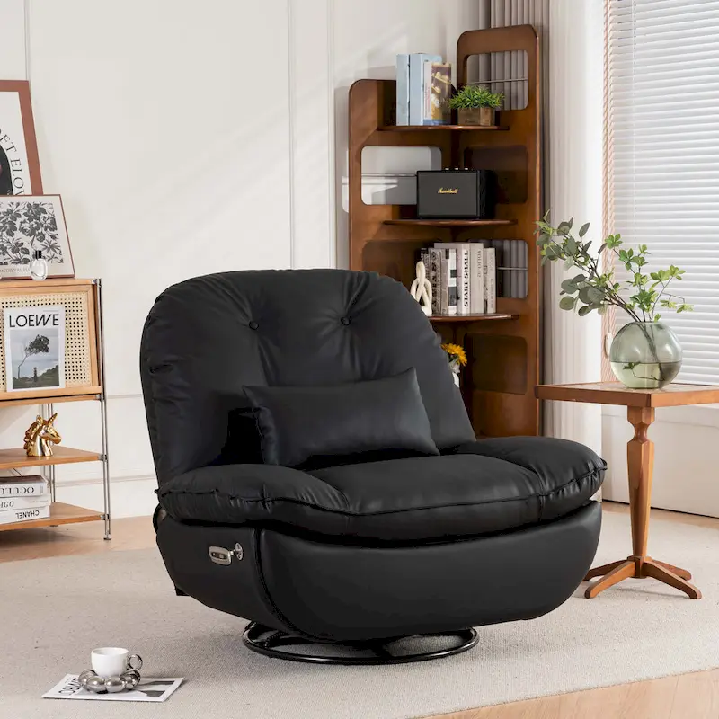 Power Swivel Recliner With USB Charger and Bluetooth Music Player