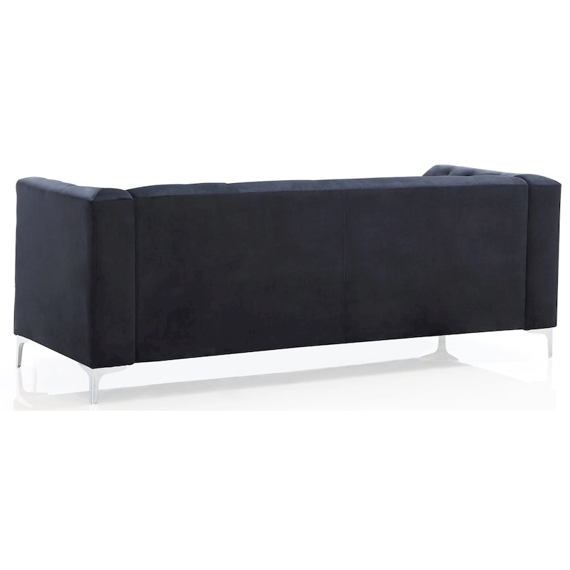 Pompano Velvet Button Tufted Sofa