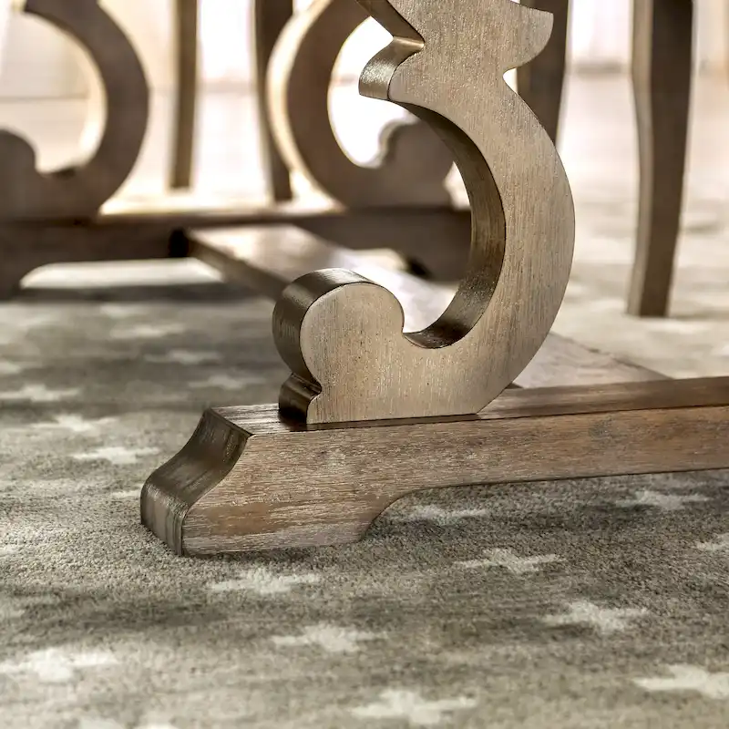 The Gray Barn Windswept Rustic 90-inch Wood Expandable Dining Table