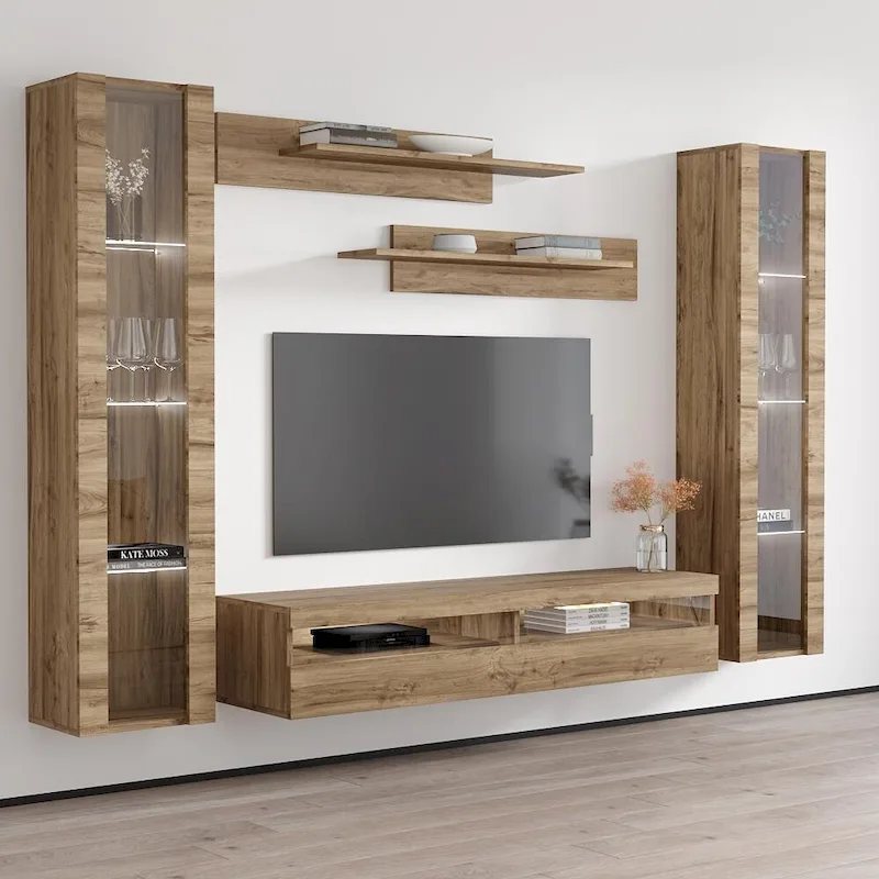 Fly AB2 35TV Wall Mounted Floating Modern Entertainment Center