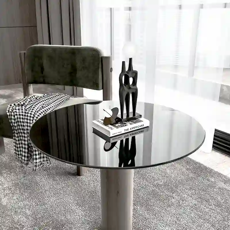 30-inch Round Tempered Glass Table -Table Top Only - 30.00 x 30.00 x 0.24