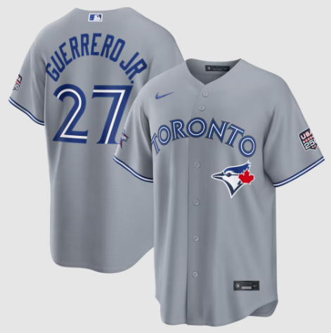 2026 All-Star Game Toronto Blue Jays Vladimir Guerrero Jr. Gray Replica Jersey