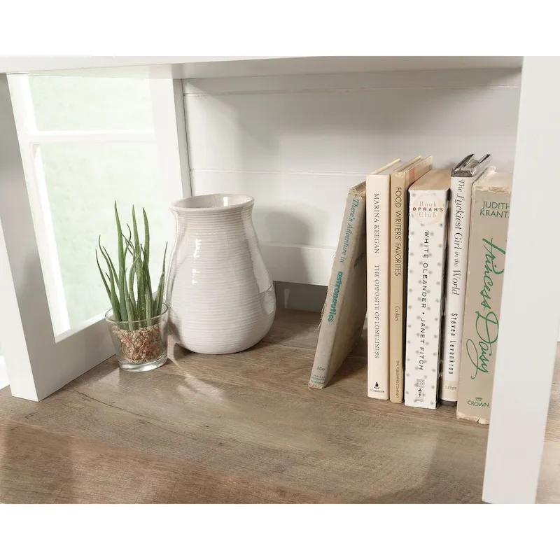 White Storage Tower Cabinet with 2 Drawers & Shelves - 68.9