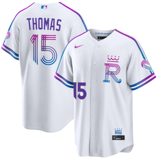 Lane Thomas Kansas City Royals White 2026 City Connect Jersey
