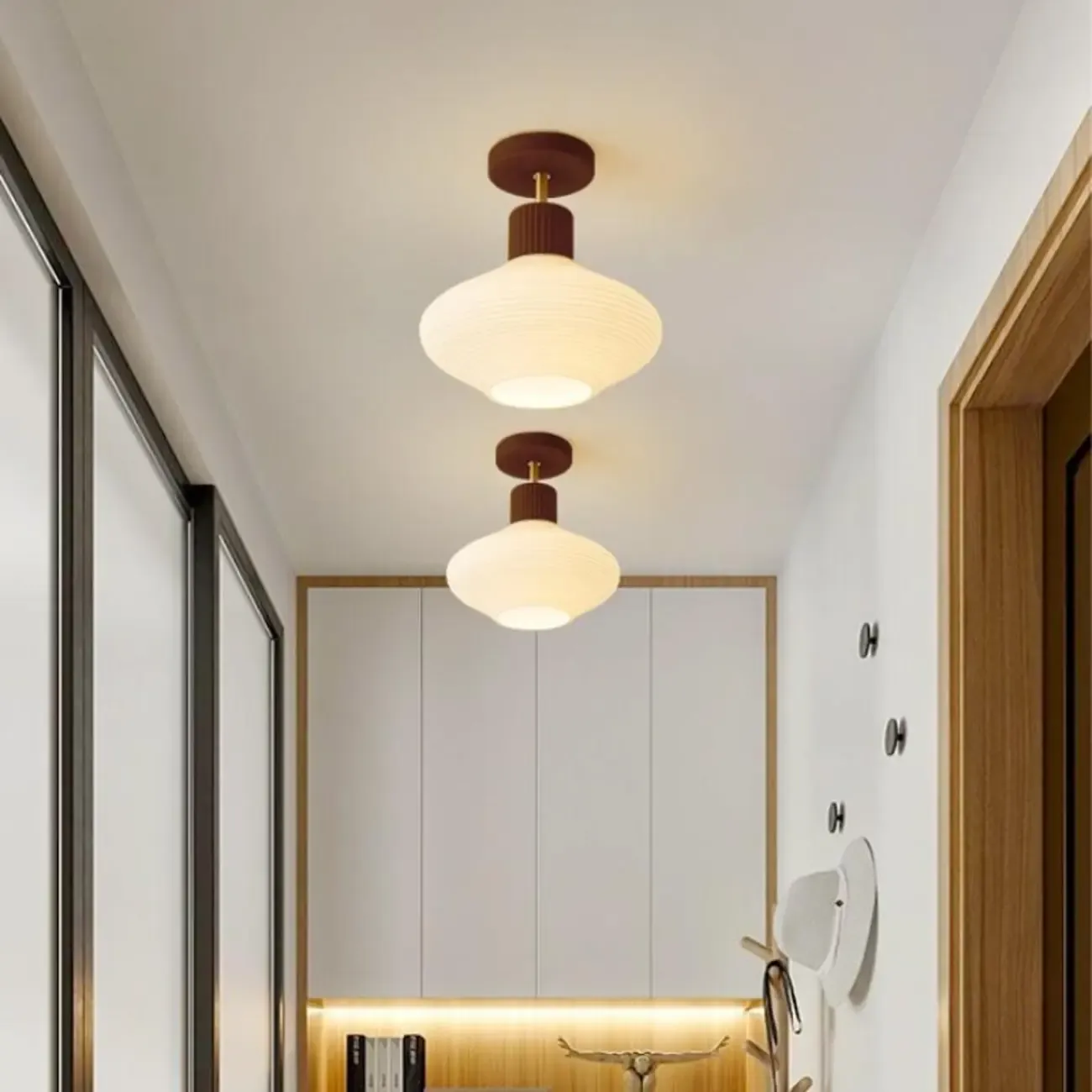 Modern Semi-Flush Mount Ceiling Light for Residential Spaces
