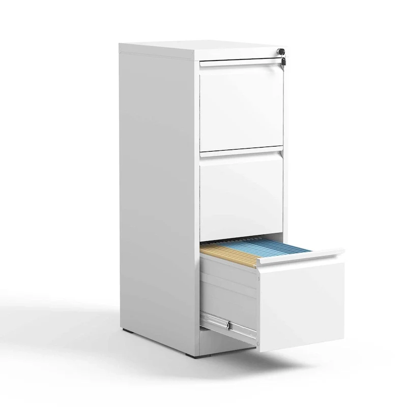 Metal Vertical File Cabinet with Lock – 2/3/4/5 Drawer, Fits A4 / Legal / Letter Size