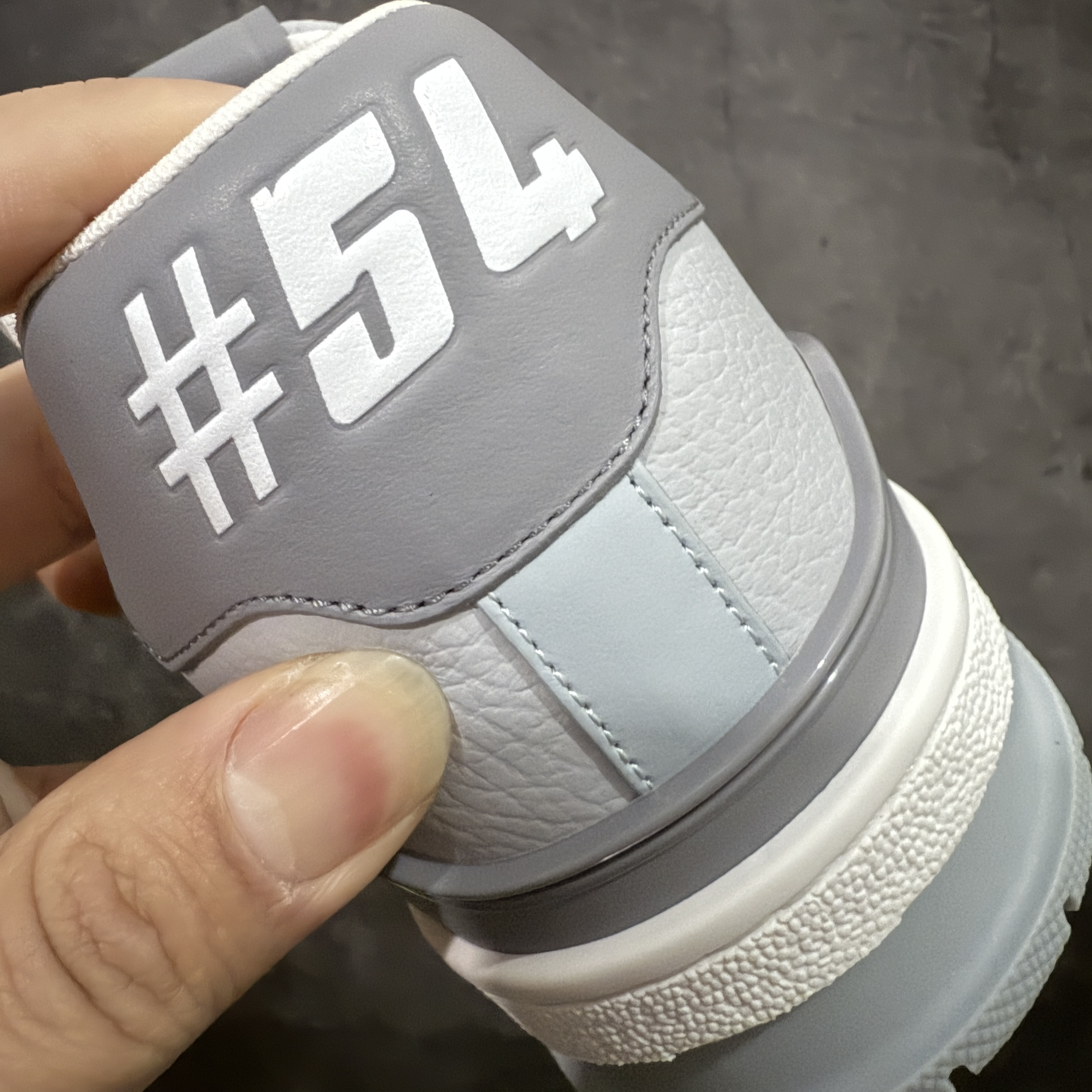 Reps shoe heel detail image