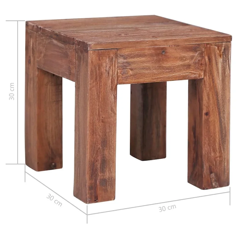 Natural Solid Reclaimed Wood Coffee Table – Rustic Style, Living Room Use
