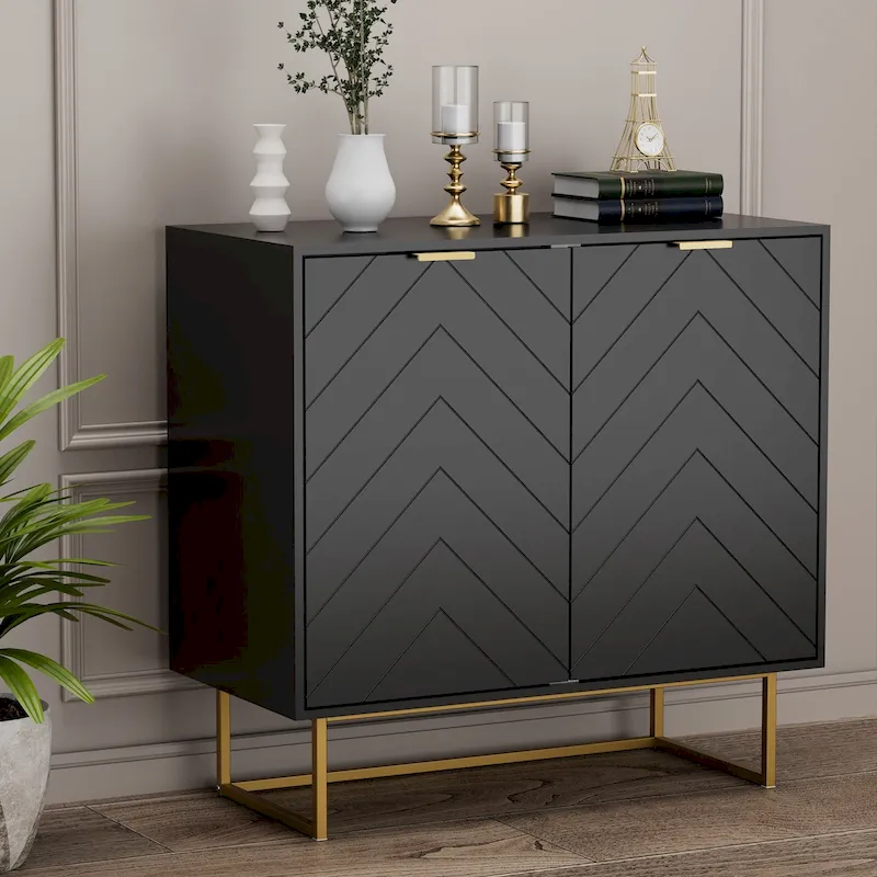 Sideboard Buffet Cabinet with Adjustable Shelf